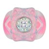 Gemoria Silicone Butt Plug - Dual Crescent  (Glow-In-The-Dark)